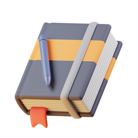 Diary Book  3D Icon