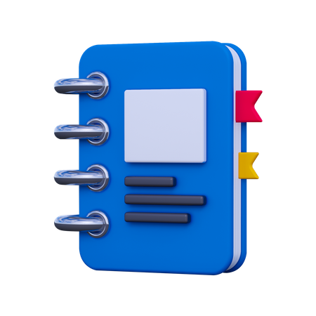 Diary Book  3D Icon