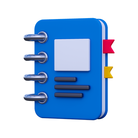 Diary Book  3D Icon