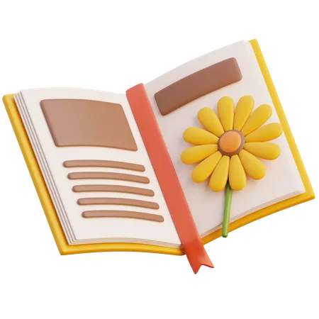 Diary Book  3D Icon