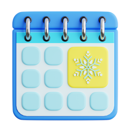 Dias de inverno  3D Icon