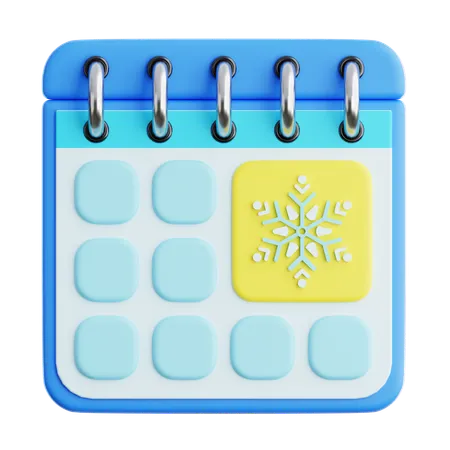 Dias de inverno  3D Icon