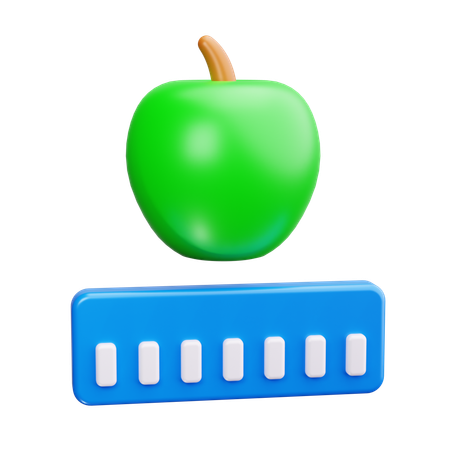 Diätplan  3D Icon