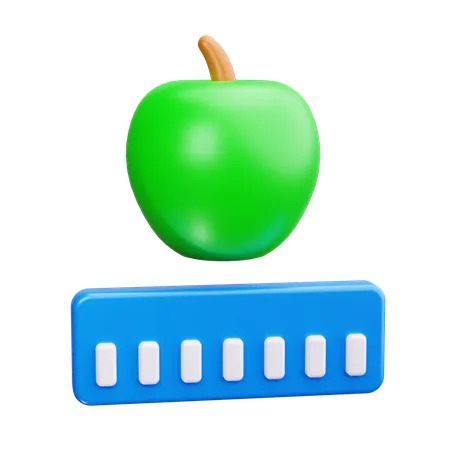 Diätplan  3D Icon