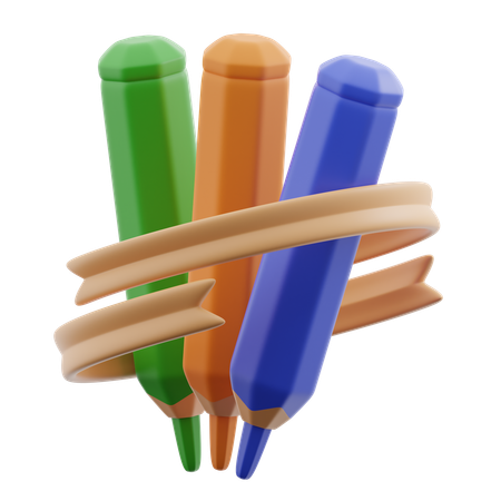 Dibujo a lápiz  3D Icon