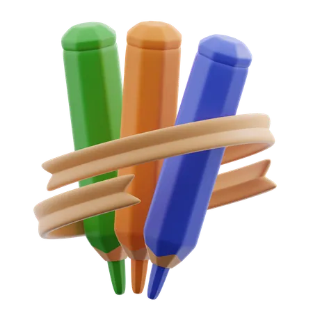 Dibujo a lápiz  3D Icon
