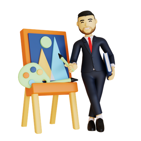 Dibujo creativo  3D Icon