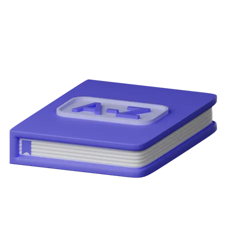 Diccionario  3D Icon