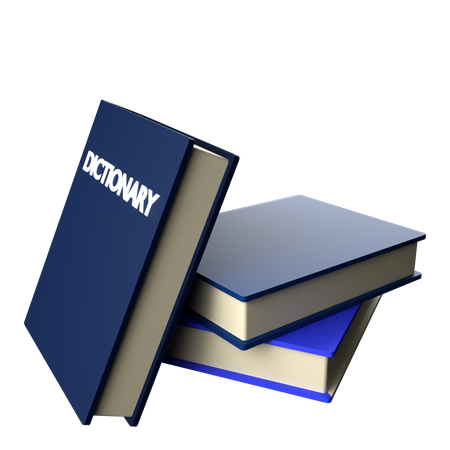 Libro de diccionario  3D Icon