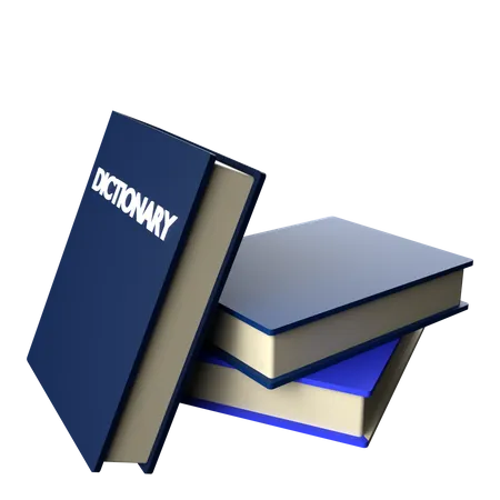 Libro de diccionario  3D Icon