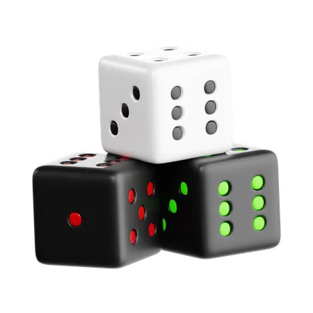 3 D Game Asset Dice 3D Icon