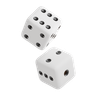3d dice illustration