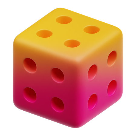 Dice Abstract  3D Icon