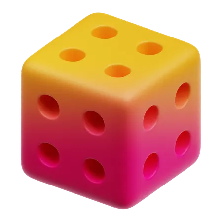 Dice Abstract  3D Icon