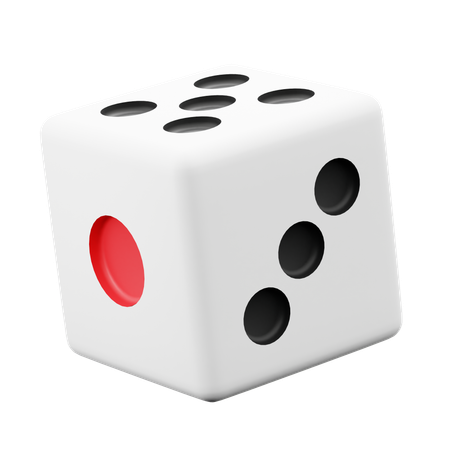 Dice Cube  3D-Symbol