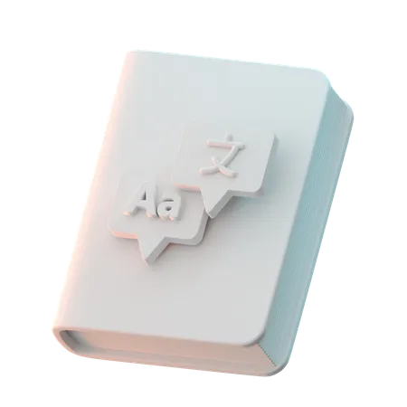 Dicionário  3D Icon