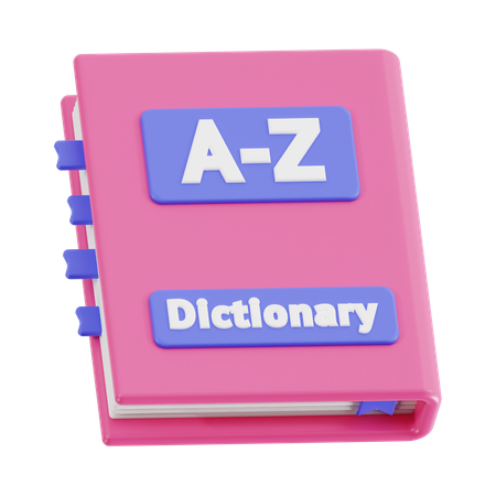 Dicionário  3D Icon