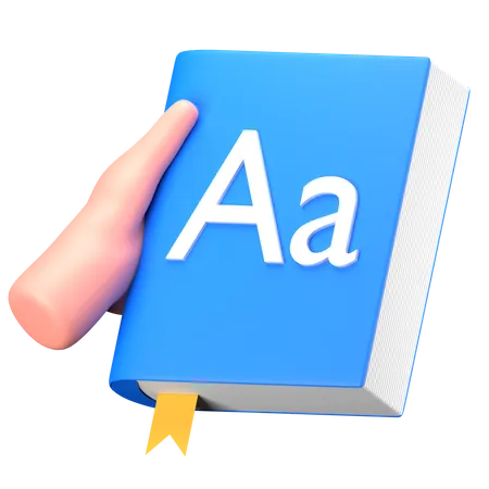 Dicionário  3D Icon