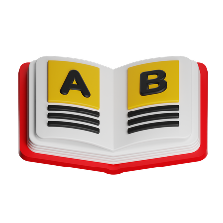 Dictionary  3D Icon
