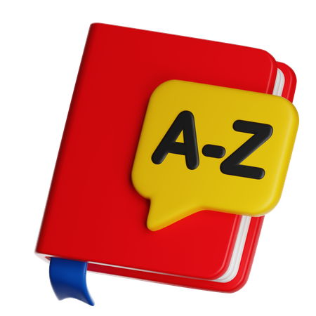 Dictionary  3D Icon