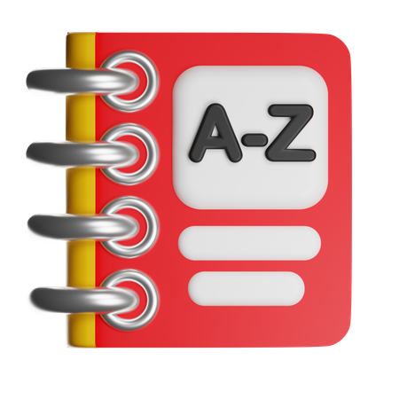 Dictionary  3D Icon