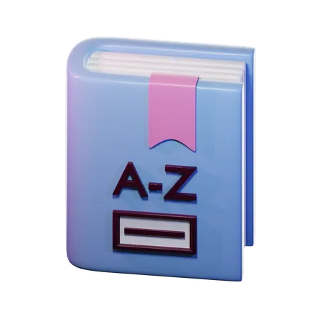 Dictionary  3D Icon