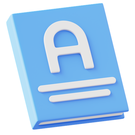 Dictionary  3D Icon
