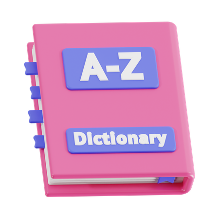 Dictionary  3D Icon