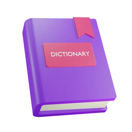 Dictionary  3D Icon