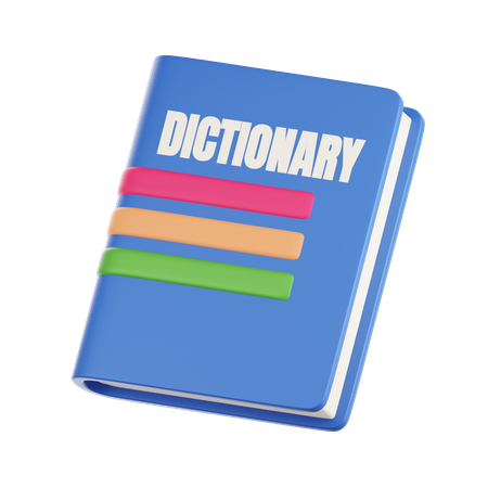 Dictionary  3D Icon