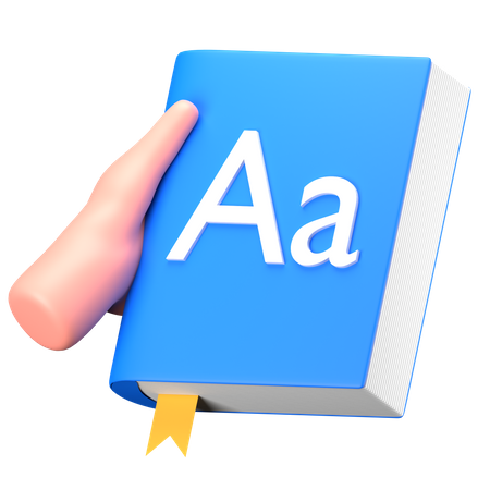 Dictionary  3D Icon