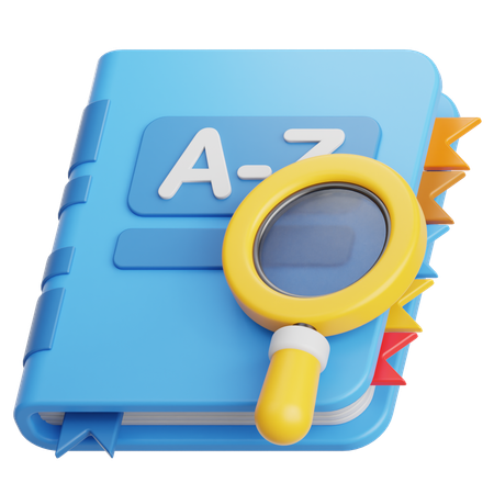 Dictionary  3D Icon