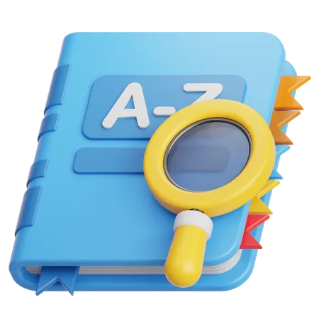 Dictionary  3D Icon