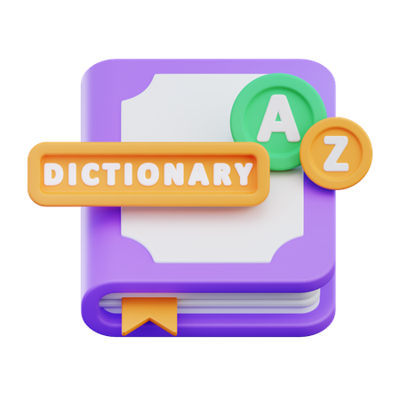 Dictionary  3D Icon