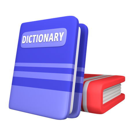 Dictionary  3D Icon