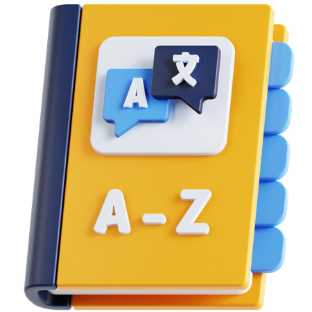 Dictionary  3D Icon