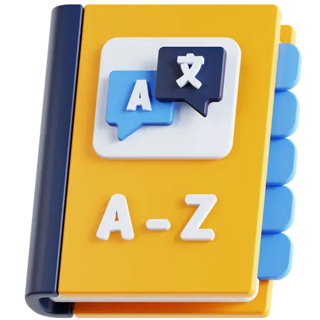 Dictionary  3D Icon