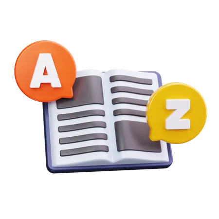 Dictionary  3D Icon