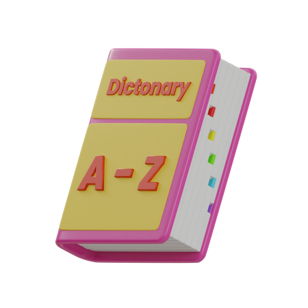 Dictionary  3D Icon