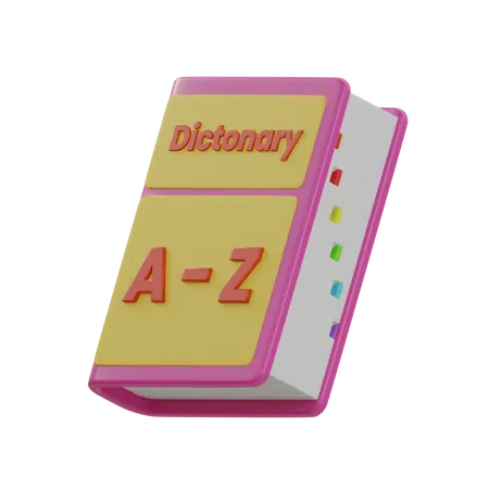 Dictionary  3D Icon