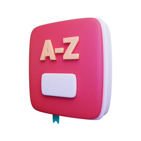 Dictionary  3D Icon