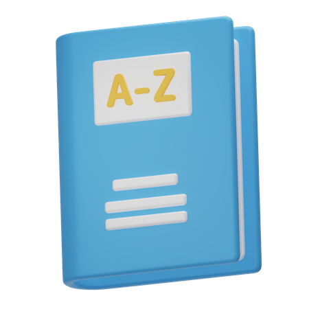 Dictionary  3D Icon