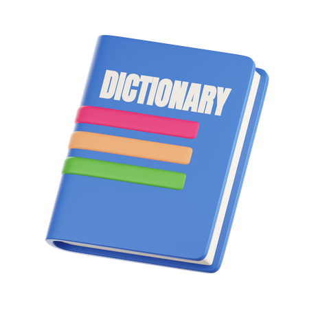 Dictionary  3D Icon