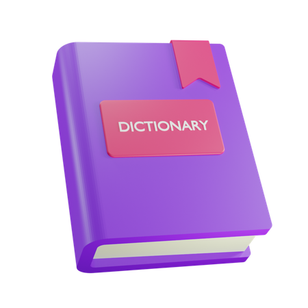 Dictionary  3D Icon