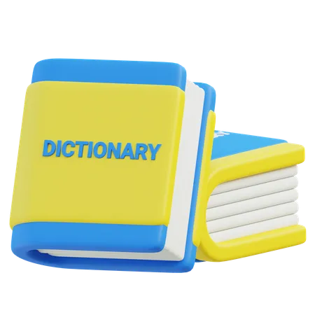 Dictionary Book 3D Icon