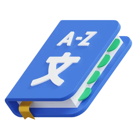 Dictionary Book  3D Icon