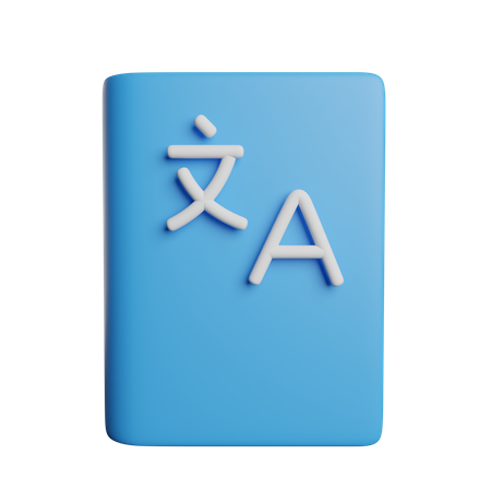 Dictionary book  3D Icon