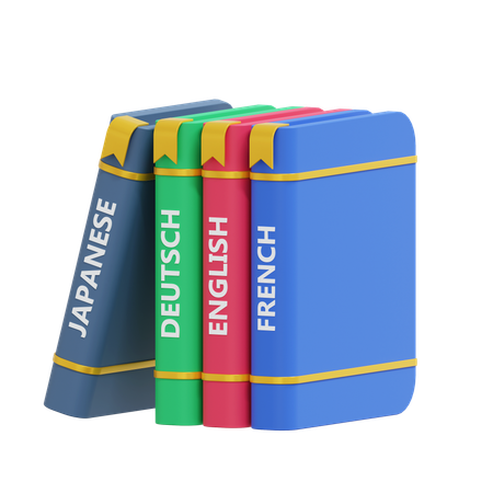 Dictionary Books  3D Icon