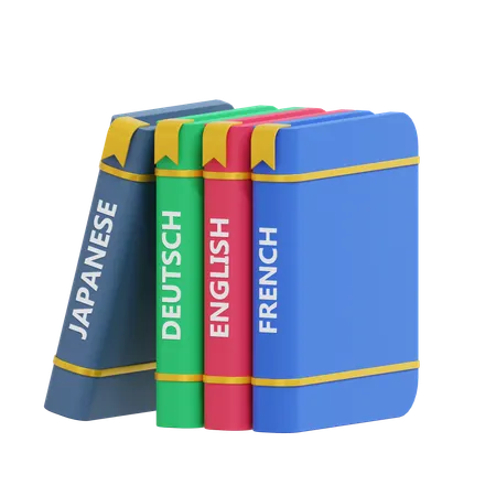 Dictionary Books  3D Icon