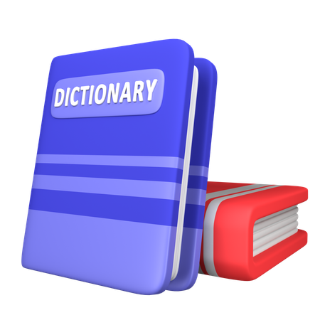 Dictionnaire  3D Icon